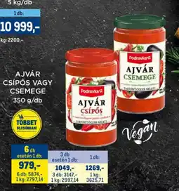 Metro Ajvár csípős, csemege ajánlat