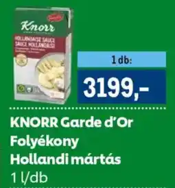 Metro Knorr Garde d'Or Folyékony Hollandi mártás ajánlat