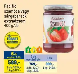 Metro Pacific szamóca, sárgabarack extradzsem ajánlat