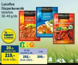 Metro Lucullus fűszerkeverék ajánlat