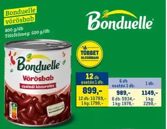 Metro Bonduelle vörösbab ajánlat