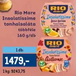 Metro Rio Mare Insalatissime tonhalsaláta ajánlat