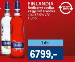 Metro Finlandia Redberry vodka, Lime vodka ajánlat