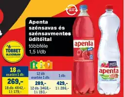 Metro Apenta szénsavas és szénsavmentes üdítőital ajánlat