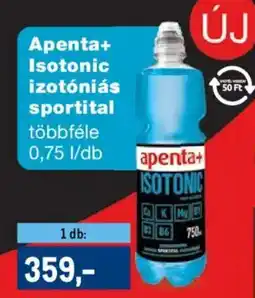 Metro Apenta+ Isotonic izotóniás sportital ajánlat