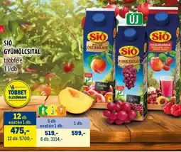 Metro Sió gyümölcsital ajánlat