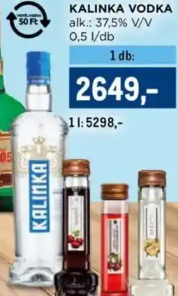 Metro Kalinka vodka ajánlat