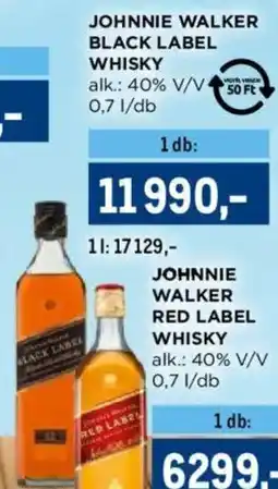 Metro Johnnie Walker Black Label whisky ajánlat