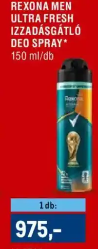 Metro Rexona Men Ultra Fresh izzadásgátló deo spray ajánlat