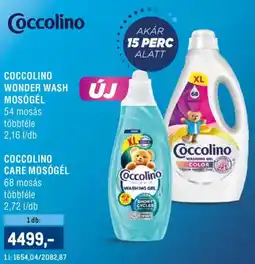 Metro Coccolino Wonder Wash mosógél ajánlat