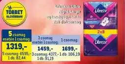 Metro Libresse Ultra Night Large egészségügyi betét ajánlat