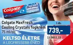 Metro Colgate MaxFresh, Cooling Crystals fogkrém ajánlat