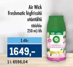 Metro Air Wick Freshmatic légfrissítő utántöltő ajánlat