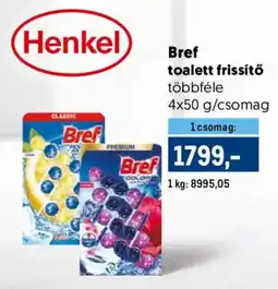 Metro Bref toalett frissítő ajánlat