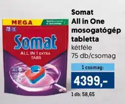 Metro Somat All in One mosogatógép tabletta ajánlat
