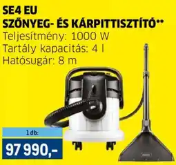Metro Kärcher SE4 EU szőnyeg- és kárpittisztító ajánlat