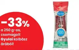Spar Gyulai kolbász ajánlat