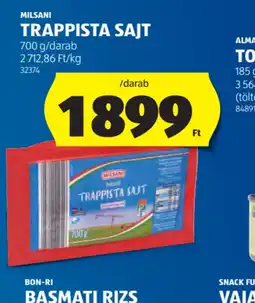 ALDI MILSANI TRAPPISTA SAJT ajánlat