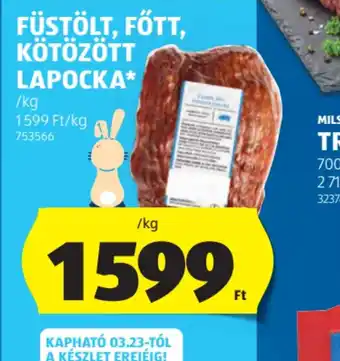 FÜSTÖLT, FŐTT, KÖTÖZÖTT LAPOCKA