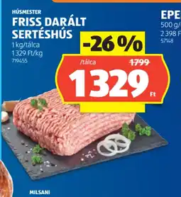 ALDI HÚSMESTER FRISS DARÁLT SERTÉSHÚS ajánlat