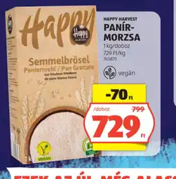 ALDI HAPPY HARVEST PANÍR-MORZSA ajánlat