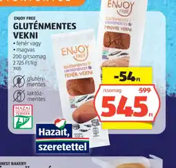 ALDI ENJOY FREE GLUTÉNMENTES VEKNI ajánlat
