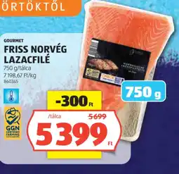 ALDI GOURMET FRISS NORVÉG LAZACFILÉ ajánlat