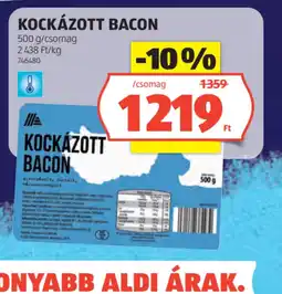 ALDI KOCKÁZOTT BACON ajánlat