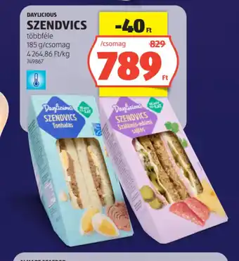 ALDI DAYLICIOUS SZENDVICS ajánlat