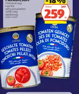 ALDI CUCINA PARADICSOM ajánlat