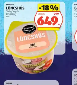 ALDI PRIMANA LÖNCSHÚS ajánlat