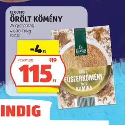ALDI LE GUSTO ŐRÖLT KÖMÉNY ajánlat