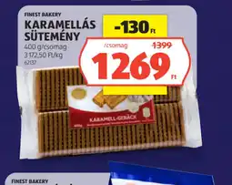 ALDI FINEST BAKERY KARAMELLÁS SÜTEMÉNY ajánlat