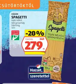 ALDI CSÁSZÁR SPAGETTI ajánlat