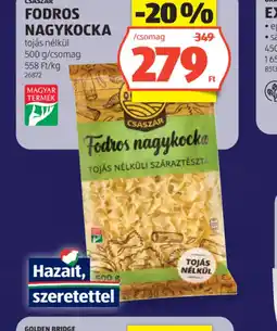ALDI CSÁSZÁR FODROS NAGYKOCKA ajánlat