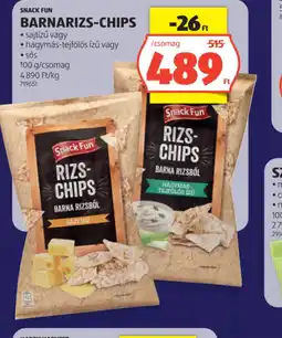 ALDI SNACK FUN BARNARIZS-CHIPS ajánlat