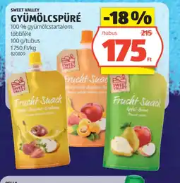 ALDI SWEET VALLEY GYÜMÖLCSPÜRÉ ajánlat