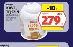 ALDI MILSANI KÁVÉTEJSZÍN ajánlat