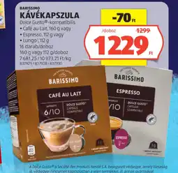 ALDI BARISSIMO KÁVÉKAPSZULA ajánlat