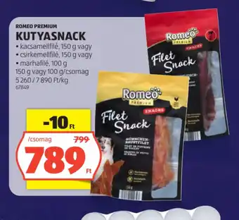 ALDI ROMEO PREMIUM KUTYASNACK ajánlat