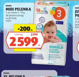 ALDI MAMIA MIDI PELENKA ajánlat