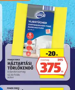 ALDI POWER FORCE HÁZTARTÁSI TÖRLŐKENDŐ ajánlat