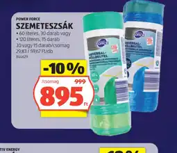 ALDI POWER FORCE SZEMETESZSÁK ajánlat