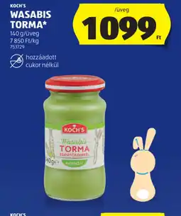 ALDI KOCH'S WASABIS TORMA ajánlat