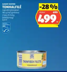 ALDI ALMARE SEAFOOD TONHALFILÉ ajánlat