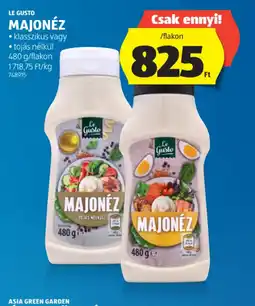 ALDI LE GUSTO MAJONÉZ ajánlat