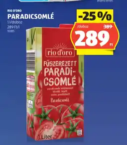 ALDI RIO D'ORO PARADICSOMLÉ ajánlat