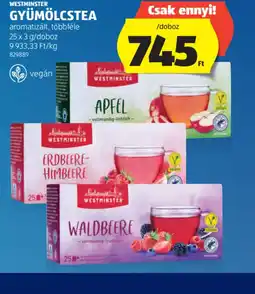 ALDI WESTMINSTER GYÜMÖLCS TEA ajánlat