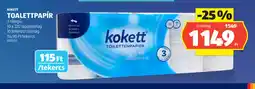 ALDI KOKETT TOALETTPAP FtR ajánlat
