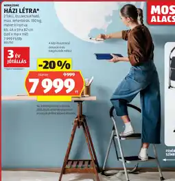 ALDI WORKZONE HÁZI LÉTRA ajánlat